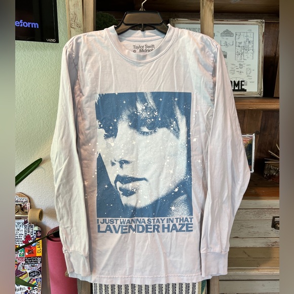 Taylor Swift Tops - Taylor Swift Midnights Lavender Haze long sleeve tour shirt size medium